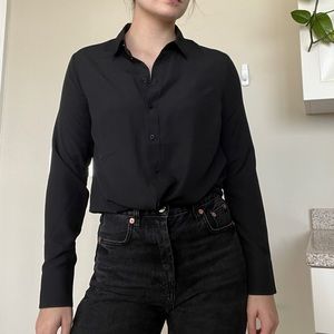 H&M chiffon button down